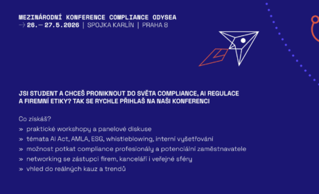 Možnost pro studenty – zvýhodněná účast na konferenci ČCA Compliance Odysea 2026